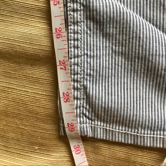 Too Superlow Levi’s 524 Jeans grey-white pinstripe cotton 4/6 - Picture 7 of 8